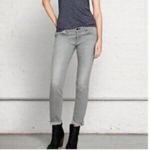 Rag & Bone Dre Aged Grey Jeans Size 28